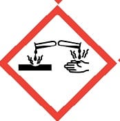 Warnsymbol Ätzend