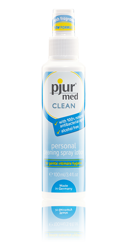 Pjur med Clean Spray neu