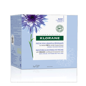 augenpatch mit Kornblume