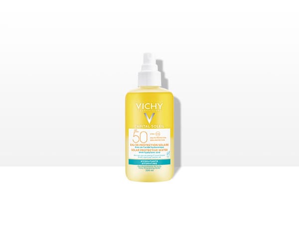 VICHY Capital Soleil frisches Sonnenspray mit Hyaluron LSF 50
