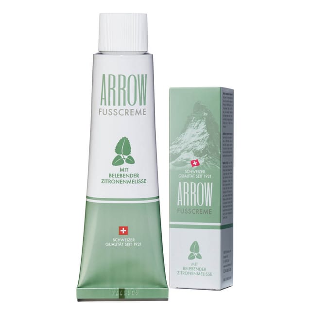 Arrow Fusscreme mit zitronenmelisse
