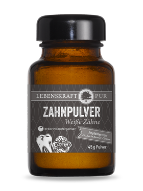 Lenenskraftpur weisse Zähne