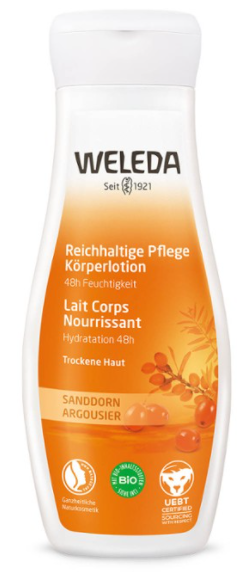 Weleda Sanddorn Reichhaltige Körperlotion