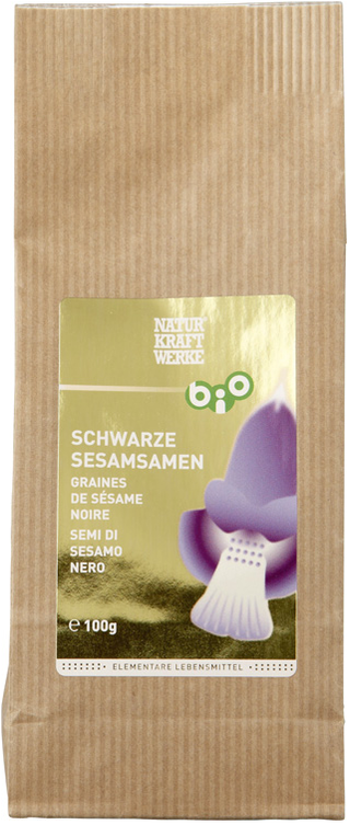 Naturkraftwerke Schwarze Sesamsamen