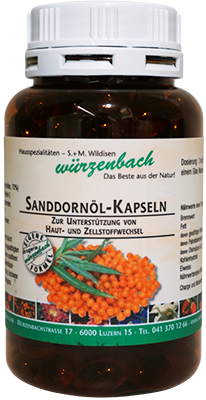 Sanddornoel Kapseln