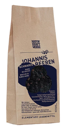 Naturkraftwerke Schwarze Johannisbeeren getrocknet