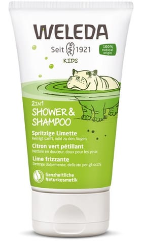 Kids 2in1 Shower & Shampoo Spritzige Limette