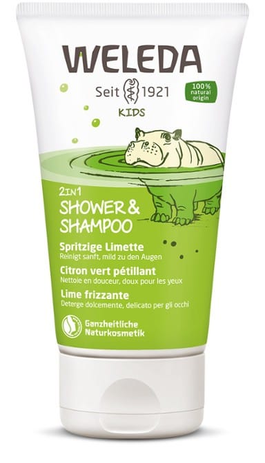 Kids 2in1 Shower & Shampoo Spritzige Limette