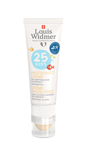 Louis Widmer Sun Kids Hautschutz Creme 25 mit Lippenpflege Stift